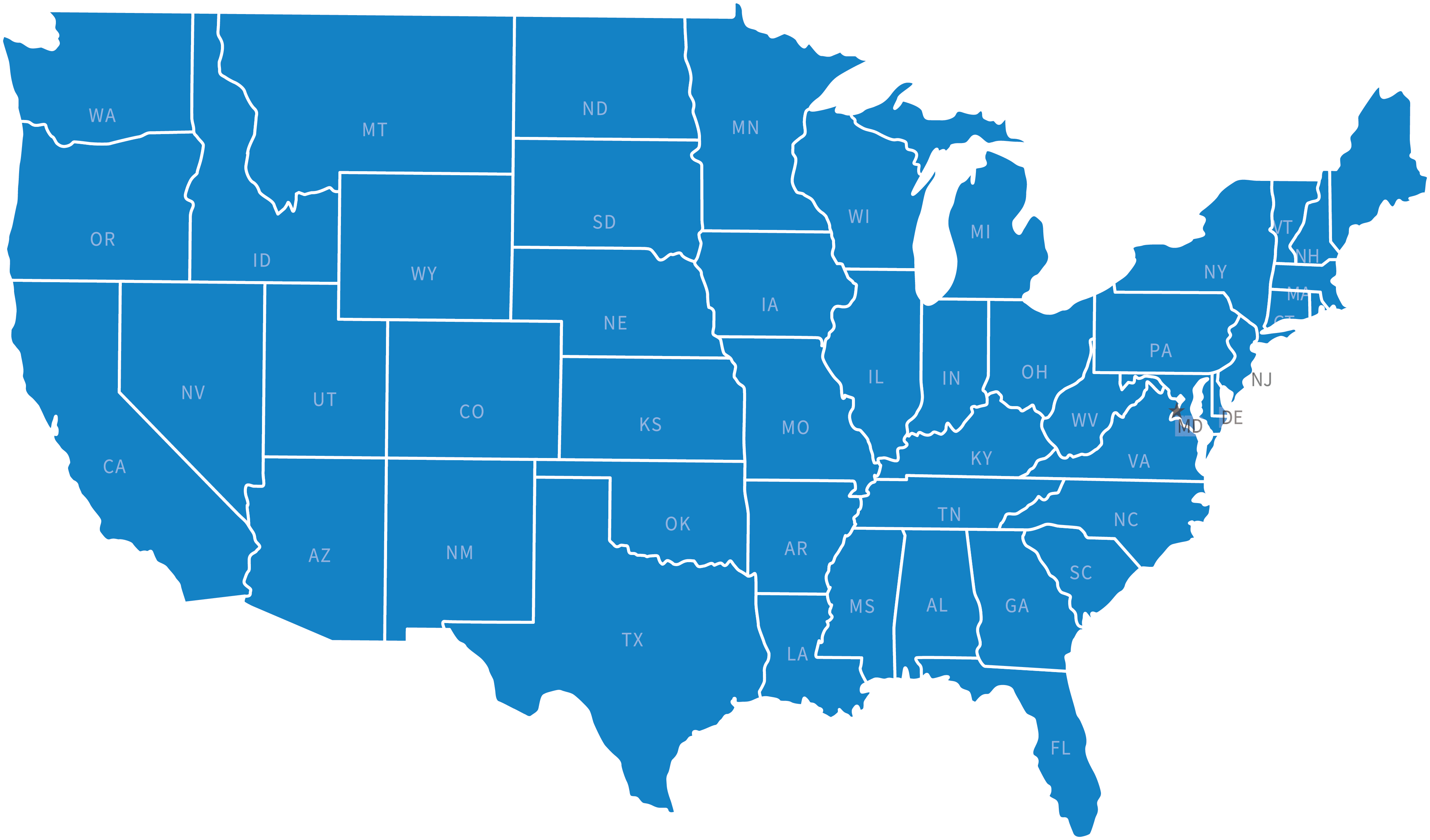 We are updating our coverage map.