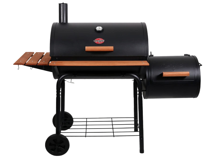 Charcoal Grill with Side Fire Box